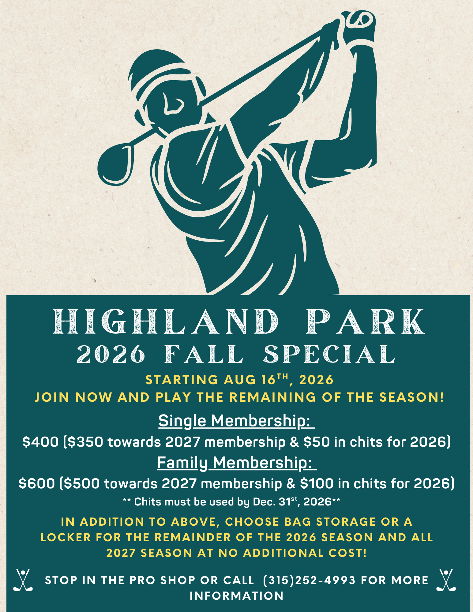 2026 Fall Special